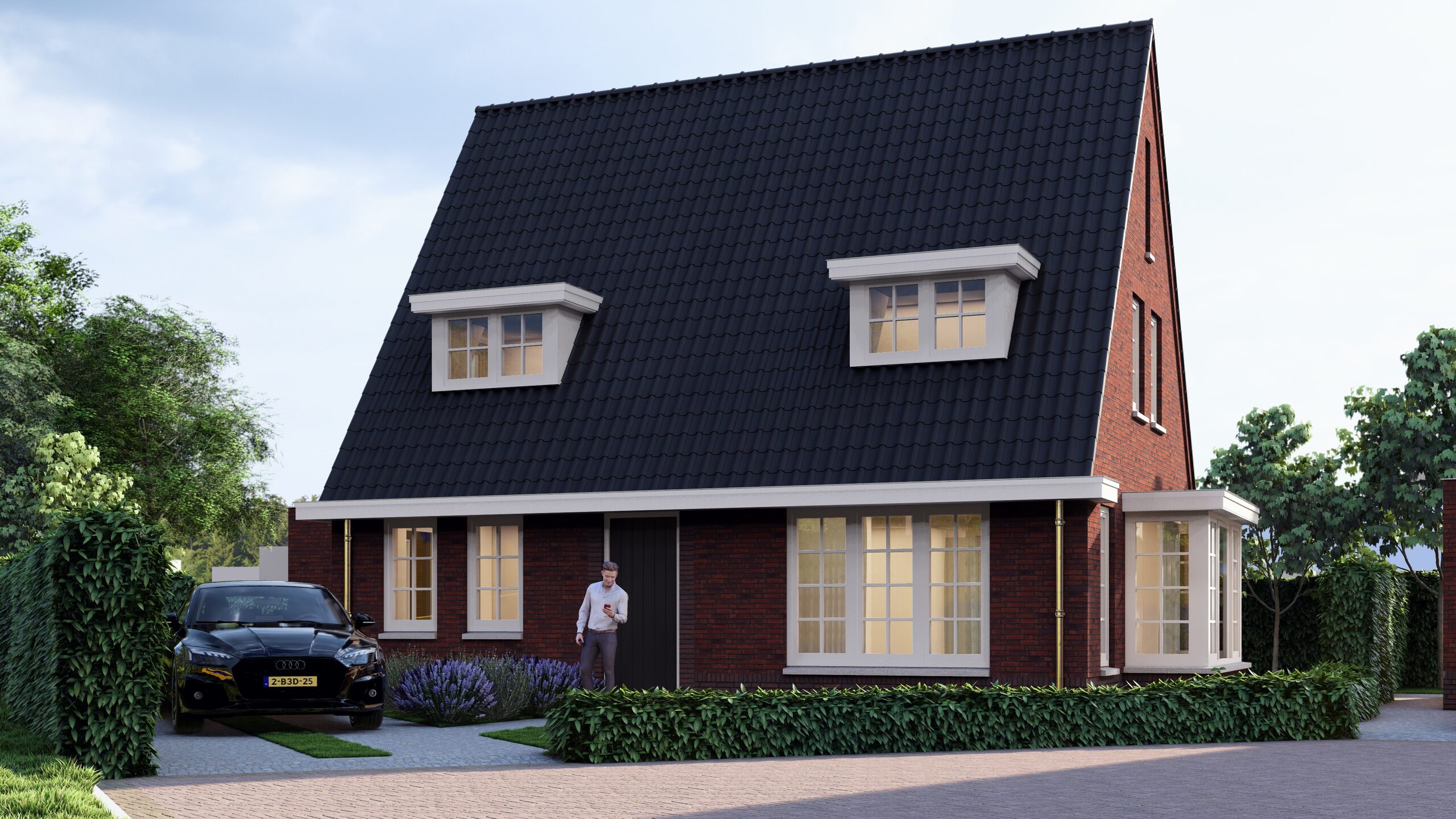 Vrijstaande woning met oprit